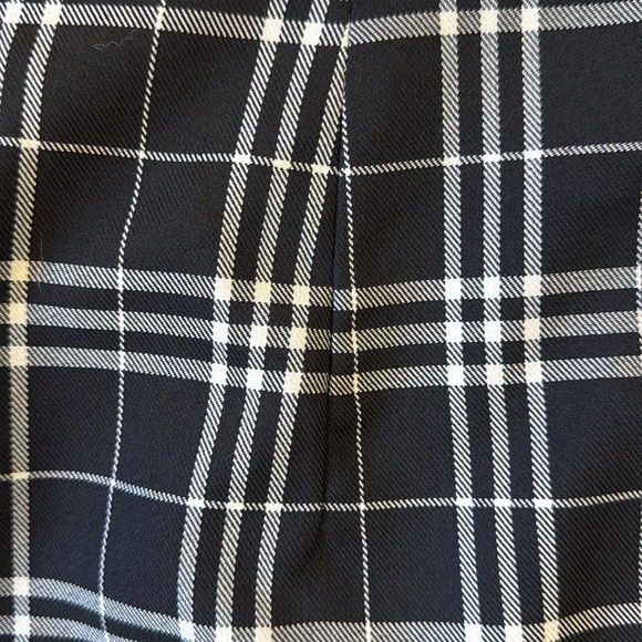 Mini Skirt Plaid Black/White Lined Academia Schoolgirl Ivy League Medium/29W - Picture 7 of 12